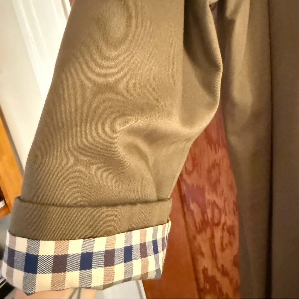 Sezane Clyde Coat Dark Khaki - Size 4 - Picture 10 of 10